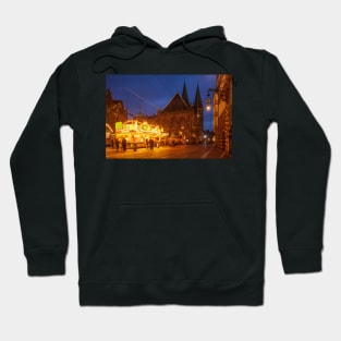 Christmas market, Bremen, winter, dusk Hoodie